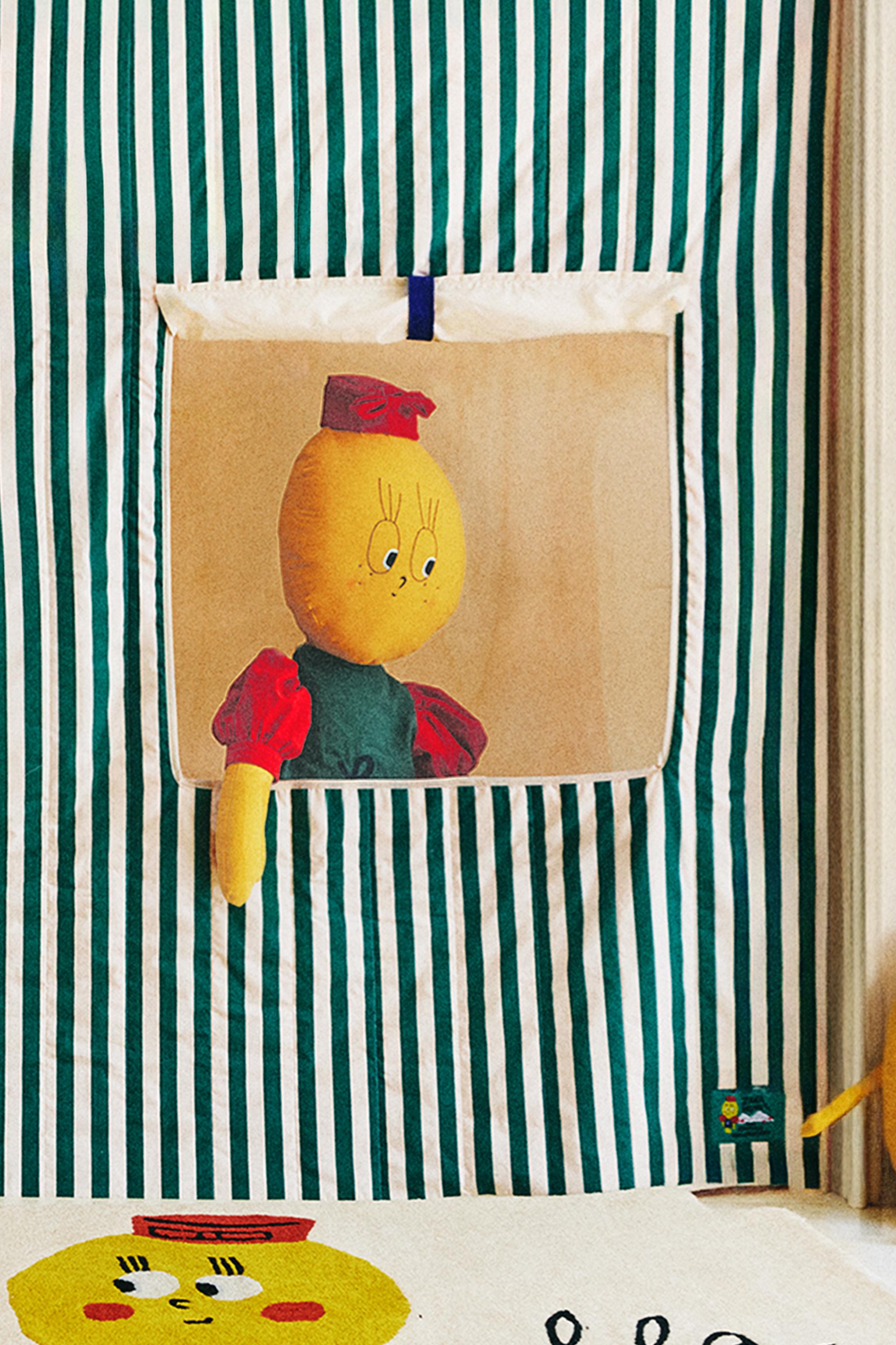 KIDS COTTON CURTAIN WINDOWS X THE ANIMALS OBSERVATORY